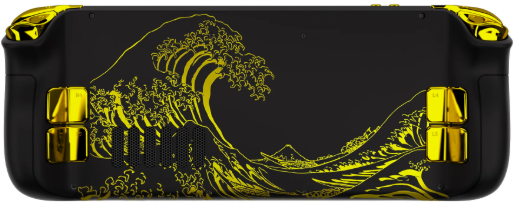 Customized Steam Deck – The Great Golden Wave Off Kanagawa - LCD