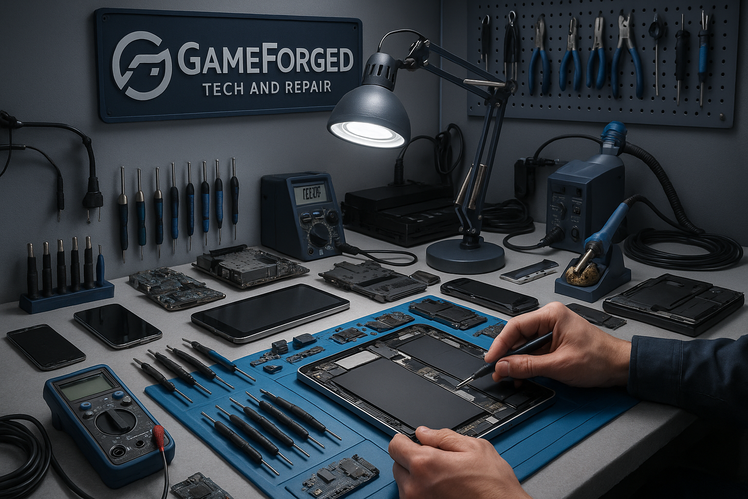 Electronics Repair for my company called Gameforged Tech and Repair