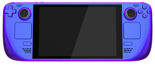 Customized Steam Deck – Glossy Chameleon Green Purple - LCD