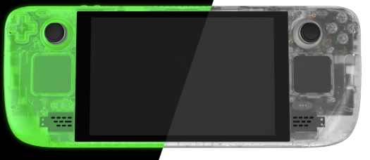 Customized Steam Deck – Glow In The Dark Green - LCD - 256GB Storage