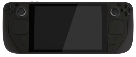 Customized Steam Deck – Soft Touch Black - LCD